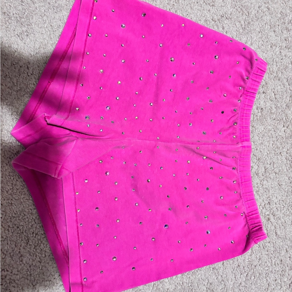 Pink Studded Women's Shorts